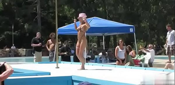  Nude teen stripping